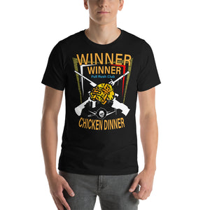 "Winner winner Chicken dinner" Camiseta de manga corta unisex